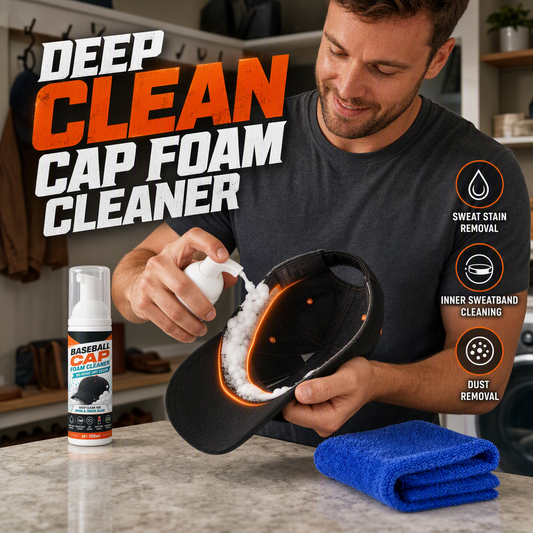 🎁Buy 2 Get 1 Free🔥No-Rinse Baseball Cap Foam Cleaner